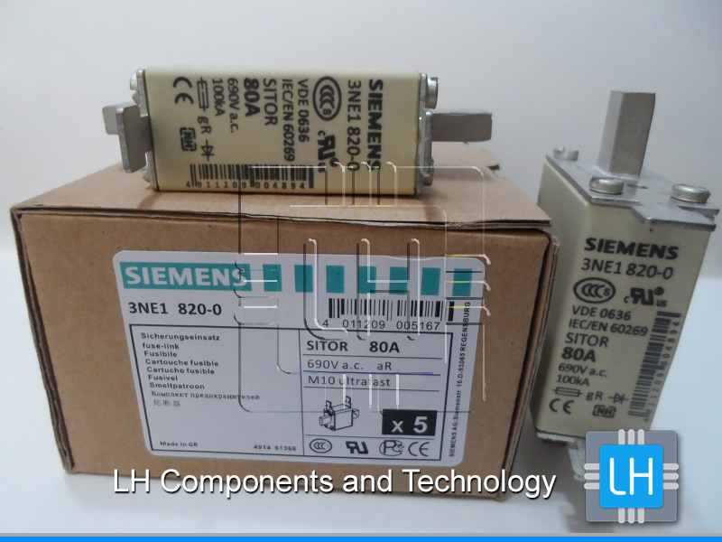 3NE1 820-0   FUSE DIN 43620 80A, 690V