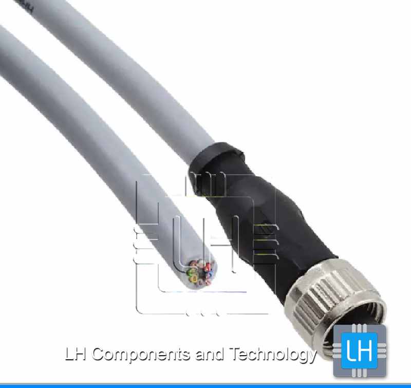 21348500882050              Conector con cable de 5 metros M12, 8 Pines, hembra