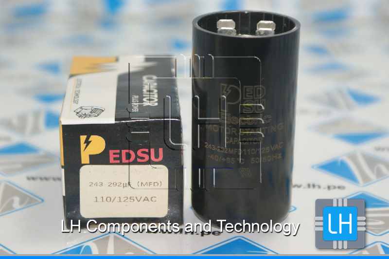 243-292uF 110/125VAC     Condensador de arranque 243-292uF 110/125VAC