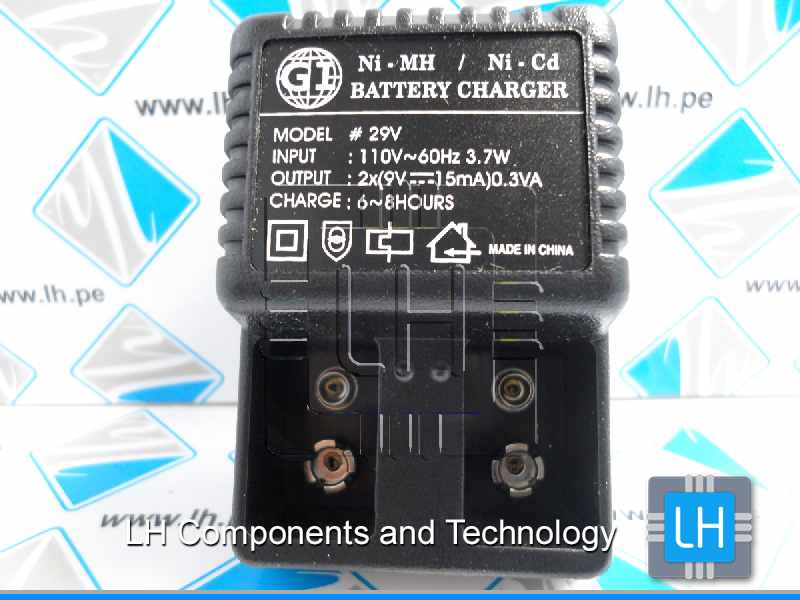 # 29V            GI 2 9-VOLT NiMH & NiCd Charger