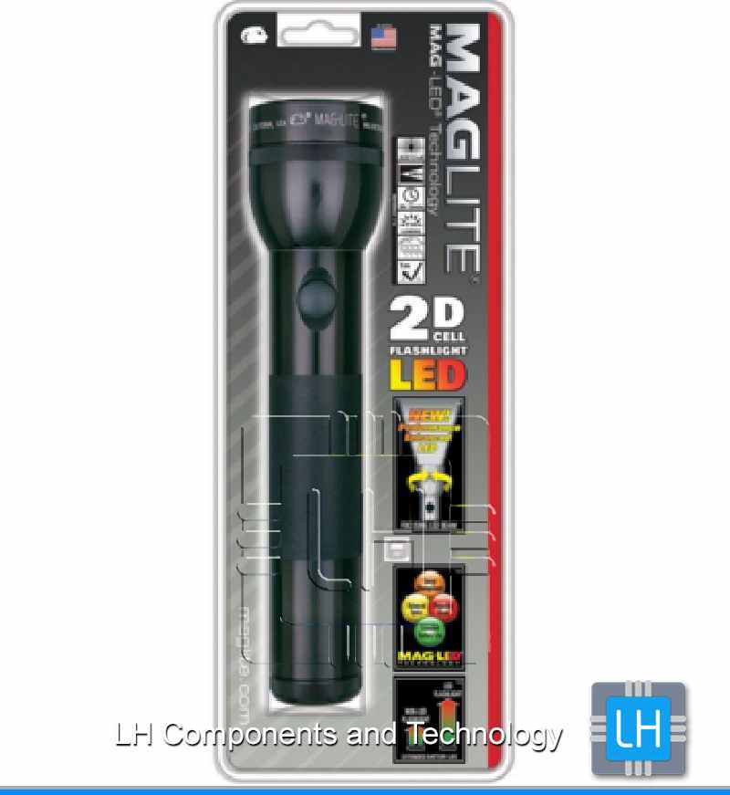 ST2D016 151-000-020     Mag-Lite LED 2 D Cell Flashlight