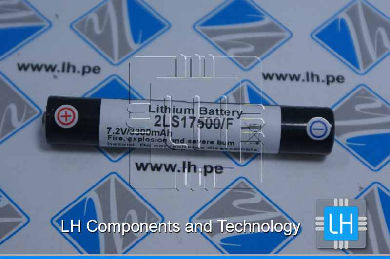 2LS17500/F               Pack Batería Lithium 7.2V; 3300mAh con lamina para soldar