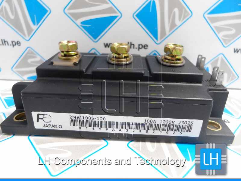 2MBI100S-120          Módulo IGBT 150 A, 1.200 V, N-Canal, M234, 7-Pines