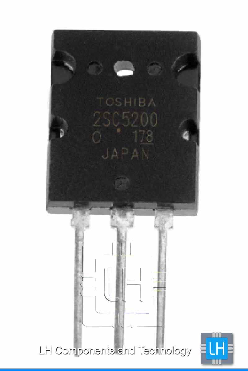 2SC5200          Transistor NPN, bipolar, 230V, 15A, 150W, TO3PL