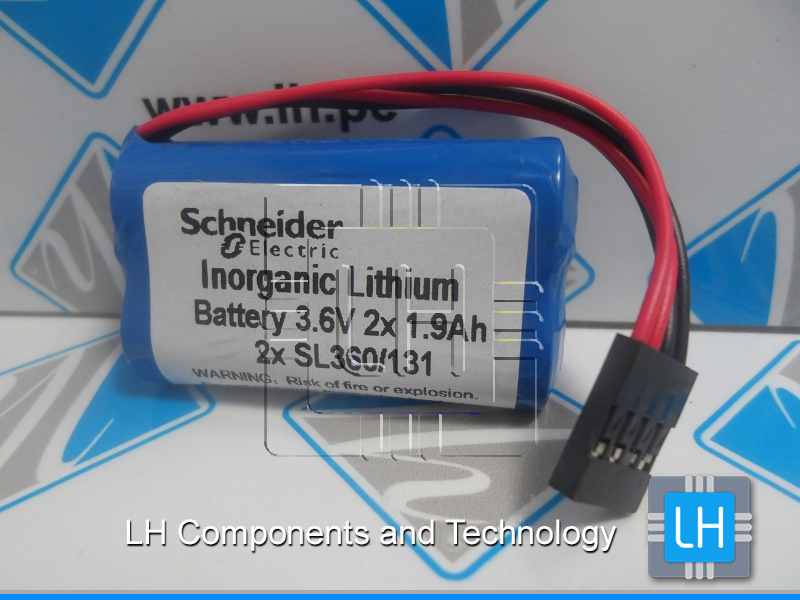 2XSL360/131   SCHNEIDER ELECTRIC 2XSL360/131 BATTERY FOR TSX17 PLC LOGIC CONTROL