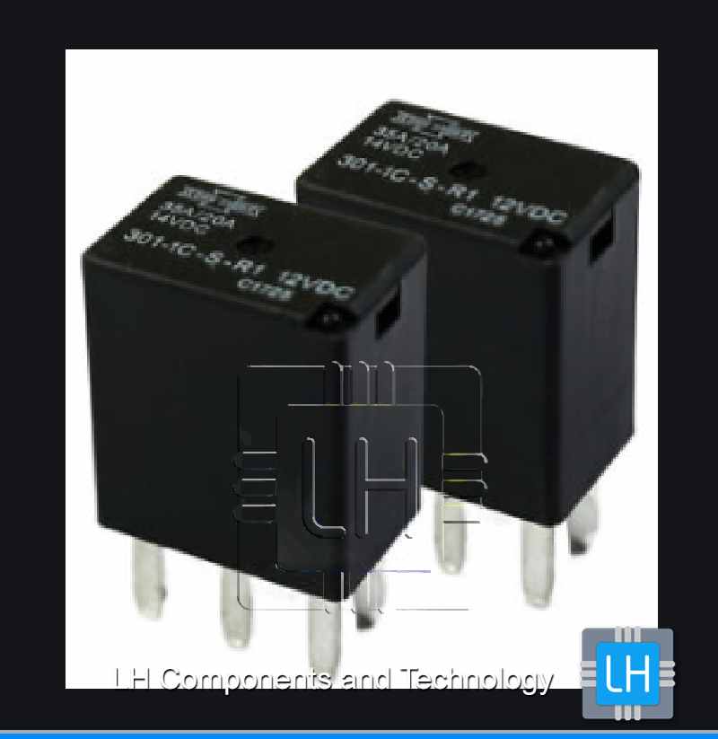 301-1C-S-R1-12VDC             Relés automotrices 12Vdc 35A ISO 280 w/resistor