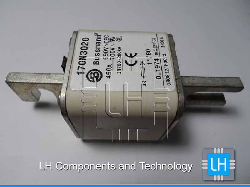 170M3020   FUSE HIGH SPEED 450Amp, 690/700,  DIN 43653