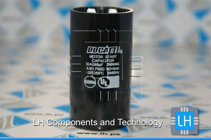 324-389uF 250VAC              Capacitor de Arranque 324-389MFD 250VAC  Ducatti