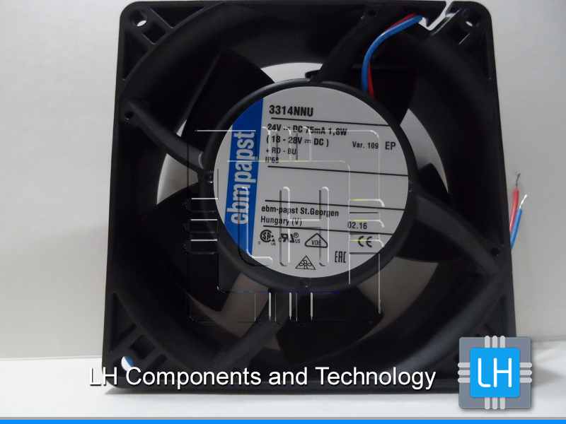 3314NNU   VENTILADOR AXIAL 24VDC, 92X32MM