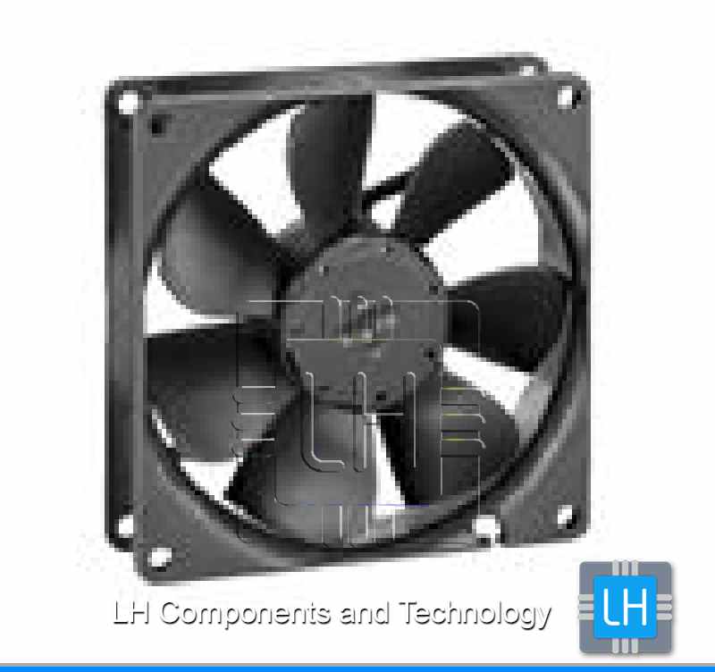 3414NGH Ventiladores y turbinas Size=92x92x25 mm m CFM=55 VDC=24