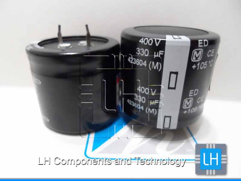 LGN2G331MELA45  CAPACITOR ELECTROLITICO  330UF 20% 400V SNAP