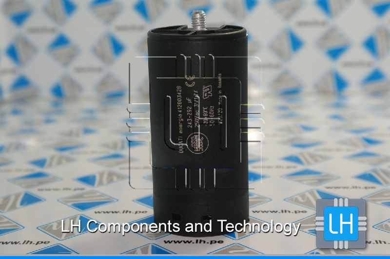 412803428           Capacitor de Arranque 243-292uF, 250VAC, 50/60Hz, 52x105mm