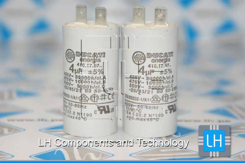 4161707TA            Capacitor 4uF, 475VAC, 28x55mm