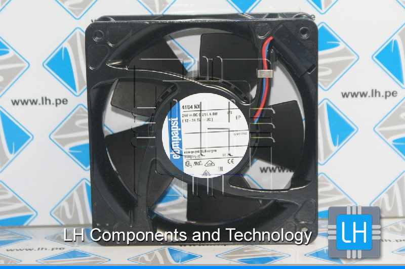 4184NX              Ventilador Axial, 119x119x38mm, 24VDC