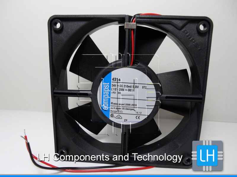 4314  Fans 119x32 24DC 100CFM .8W 2800RPM 45dBA BB DC