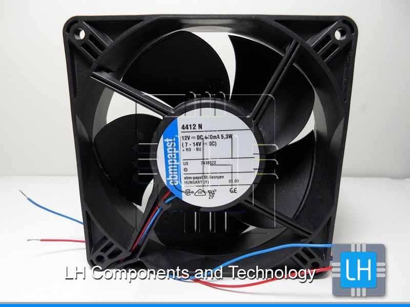 4412N  Ventiladores y sopladores 119 x 38 12VDC Ball 120.7 CFM