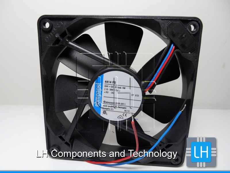 4414FG   Fans Size=119x119x25 mm CFM=100 VDC=24 DC