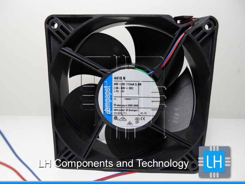 4418N  Fans 119x38 48V 120.7CFM 5.2W 3650RPM 46dB BB DC