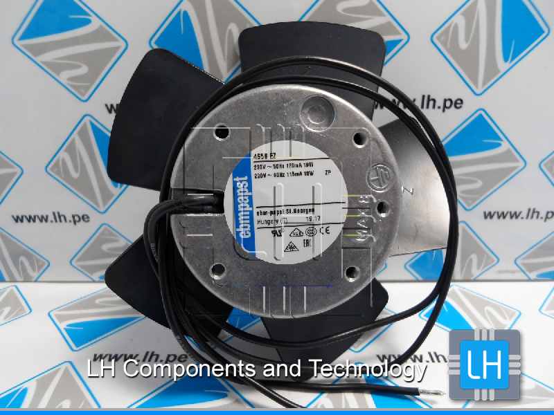 4656EZ     Ventilador Axial, 109mm, 230VAC 73.7/82.5CFM