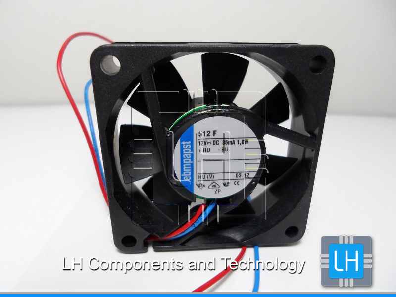 512F   Fans 50x15mm 12VDC 12CFM 1W 5000RPM 30dBA SB DC