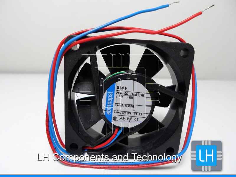 514F   Ventilador Axial  50x50x15mm 24VDC 12CFM 1W 5000RPM 30dBA SB