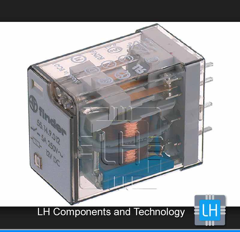 55.13.9.012.000        Relay encapsulado 3PDT, 12VDC, 11 pines, industrial