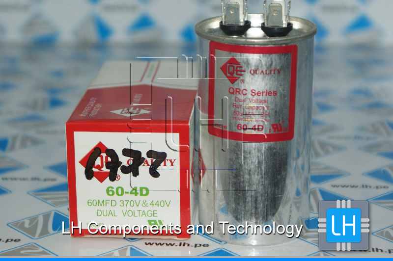 60-4D            CAPACITOR METALIZADO DE 60MFD, 370/440VAC