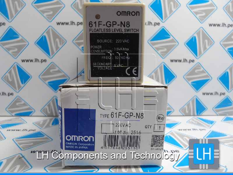 61F-GP-N8 220VAC     Controladores Level 220VAC, 8 Pines Control Omron