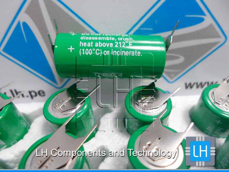 CR2/3AASLF/V 6237 101 301      Batería Lithium 3V, 1350mah, 2/3AA, 2/3R6, 3 Pines