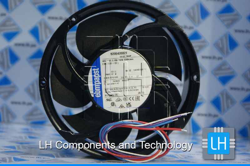 6318/2TDH4P 9295420021              Ventilador DC, axial, 48VDC, con 4 cables de salida, 172x51mm