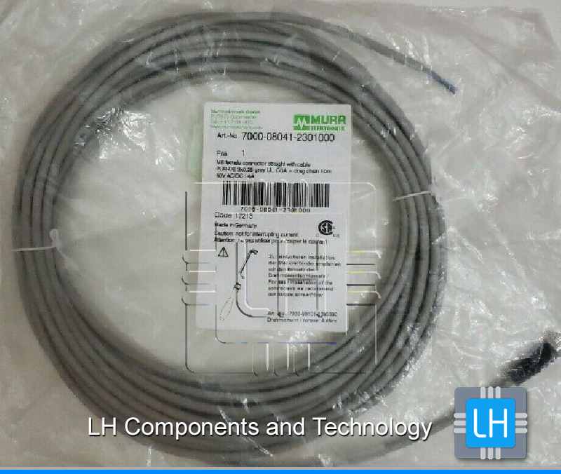 7000-08041-2301000                 Cable de conexión hembra M8, 3 Pines, recto, 10m, enchufe