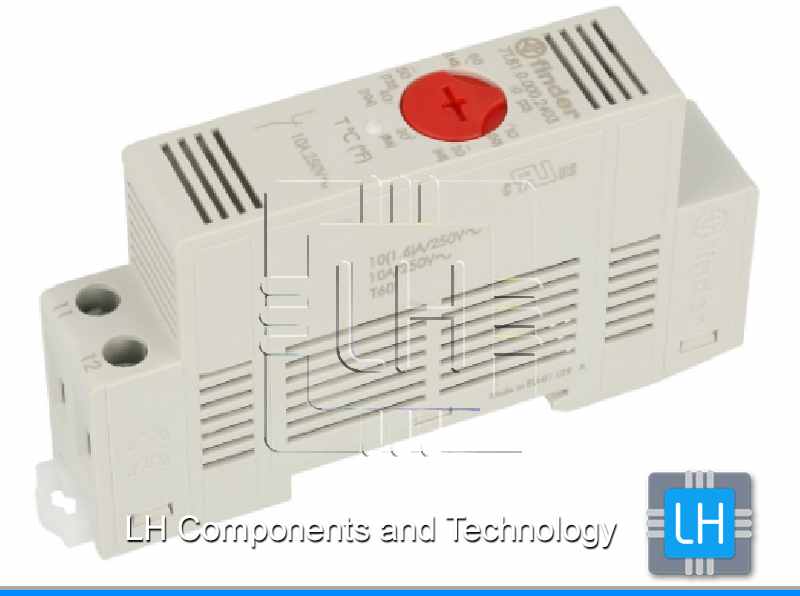 7T.81.0.000.2403           Sensor termostato, tipo NC, 10A, 250VAC, con bornas de tornillo