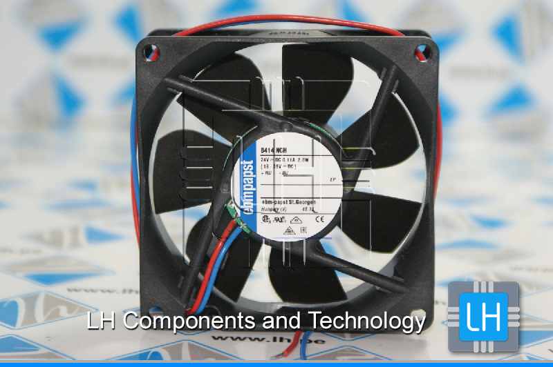 8414NGH     Ventiladores y turbinas 80MM 24VDC 47CFM