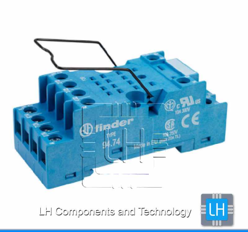 94.74SMA         Base para relay modelo 85.02, 85.04, 85.34, montaje DIN