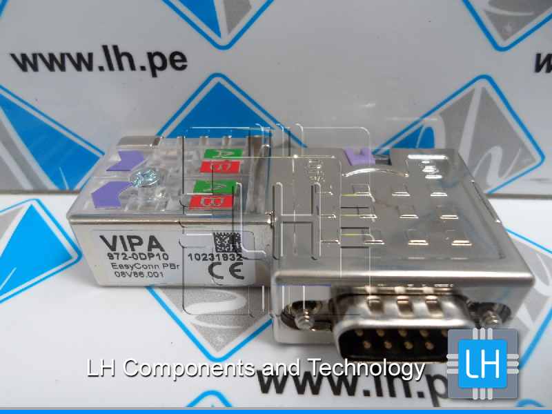 972-0DP10      Profibus conector 90 Degree con diagnóstico LED