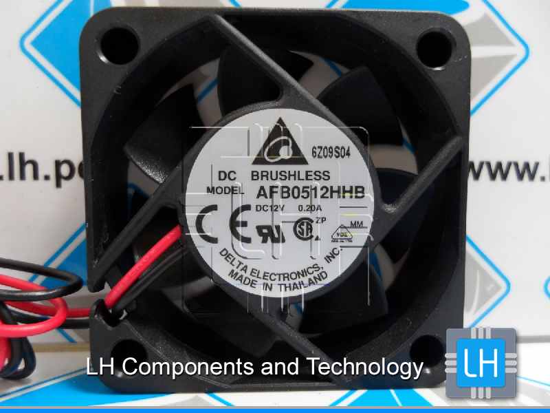 AFB0512HHB      Ventilador tangencial CC DC Axial Fan, 50x15mm, 12VDC