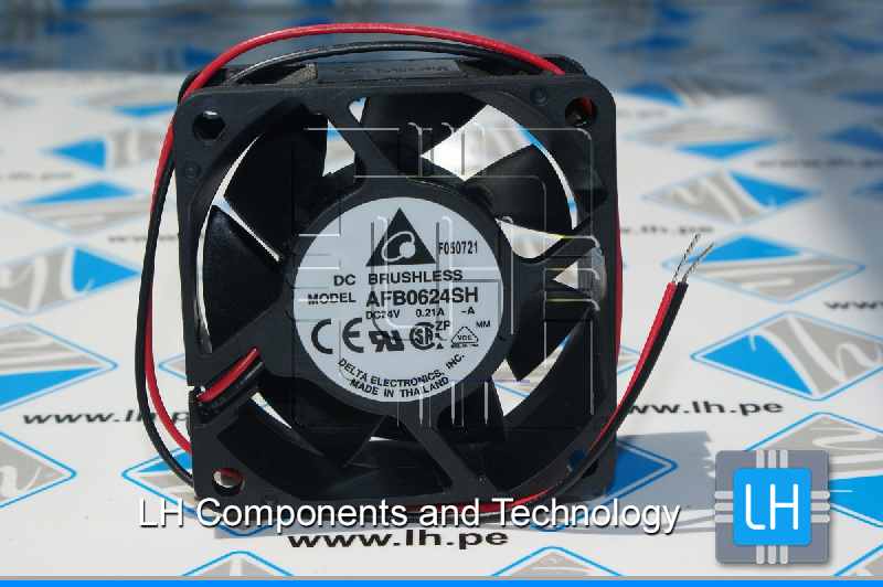 AFB0624SH-A            Fan axial 24VDC, 60x60x25.4mm