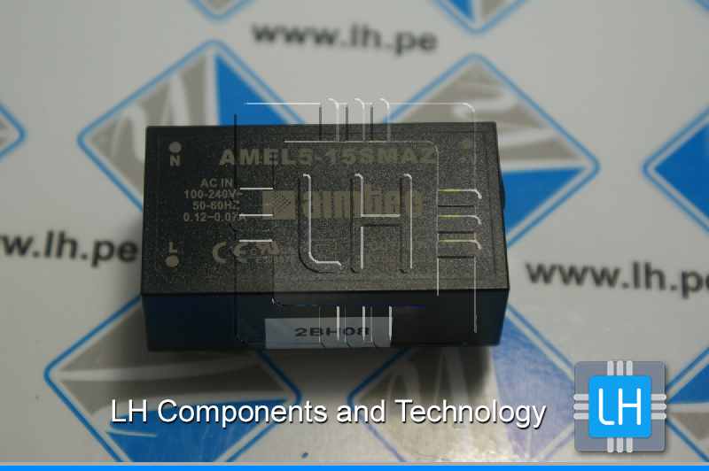 AMEL5-15SMAZ            Convertidor CA/CC, 5W, 90-264VAC, 130-370VDC