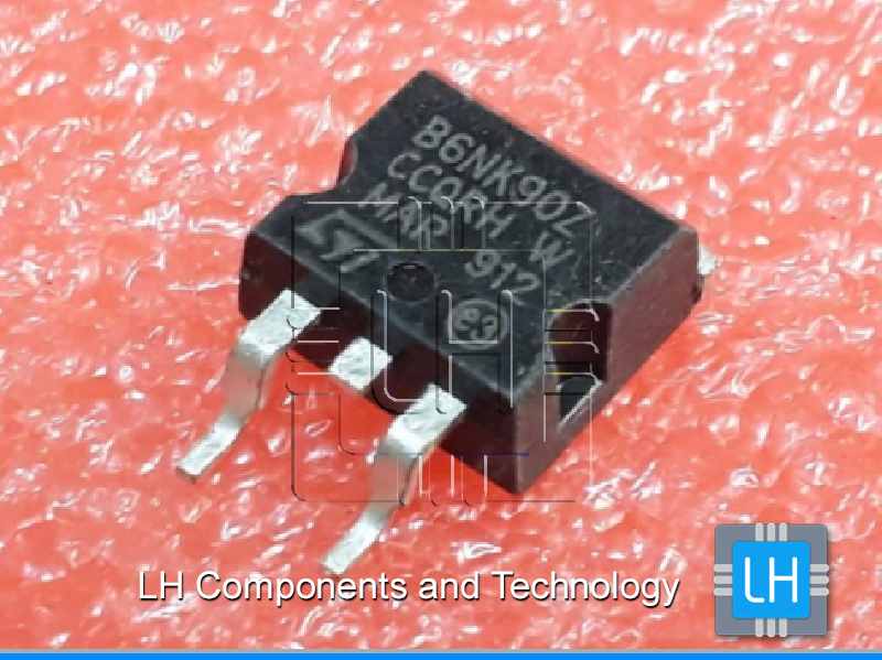 B6NK90Z               TO-263 N-channel 900 V, 1.56 Ω typ., 5.8 A