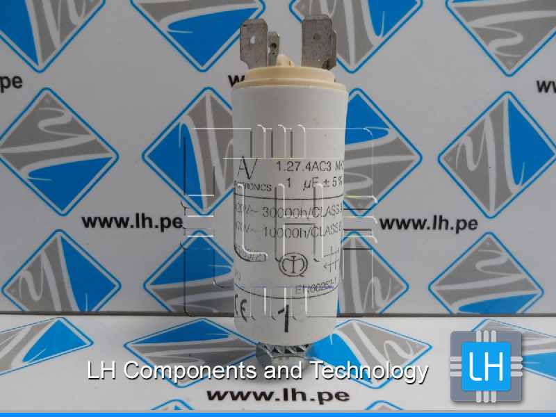 C274AC34100SA0J        Condensador para motor C247AC, 1uF, 470Vac