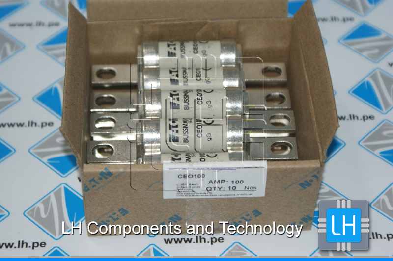 CEO100           Eaton Bussmann series low voltage British standard fuse, 500V, 100A, 80 kAIC, None, fuse, Class C gL/gG - CEO100