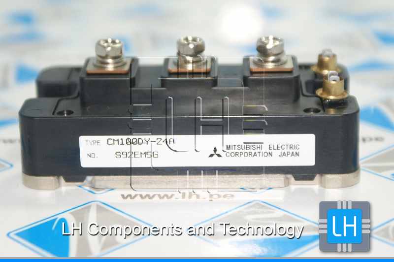 CM100DY-24A            IGBT Módulo Medio puente 1200V 100A 672W Montaje de chasis