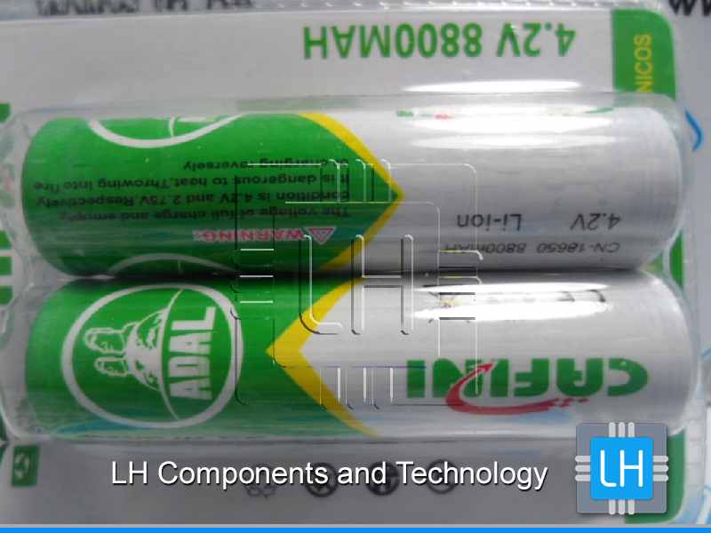 CN-18650     Batería Li-ion 8800mAh, 4.2V