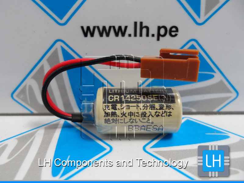 CR14250SE-JAE COMP-325      Batería Lithium con conector 3V, 850mAh