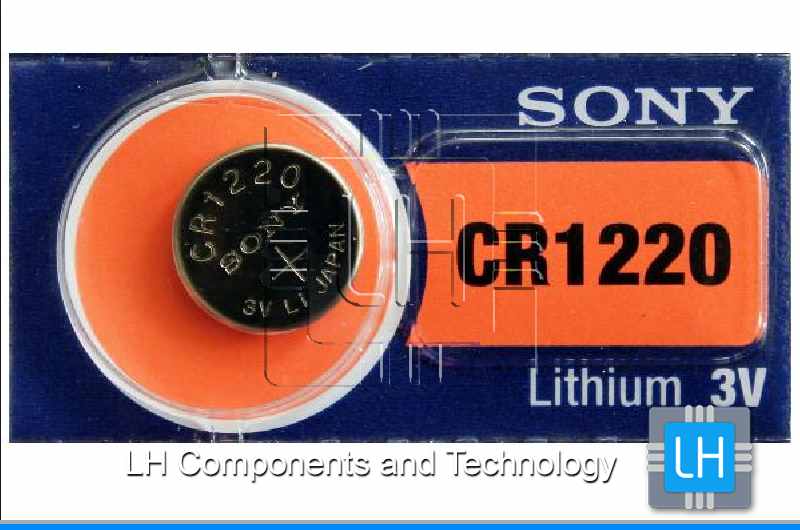 CR1220     3 Volt Lithium Coin Battery