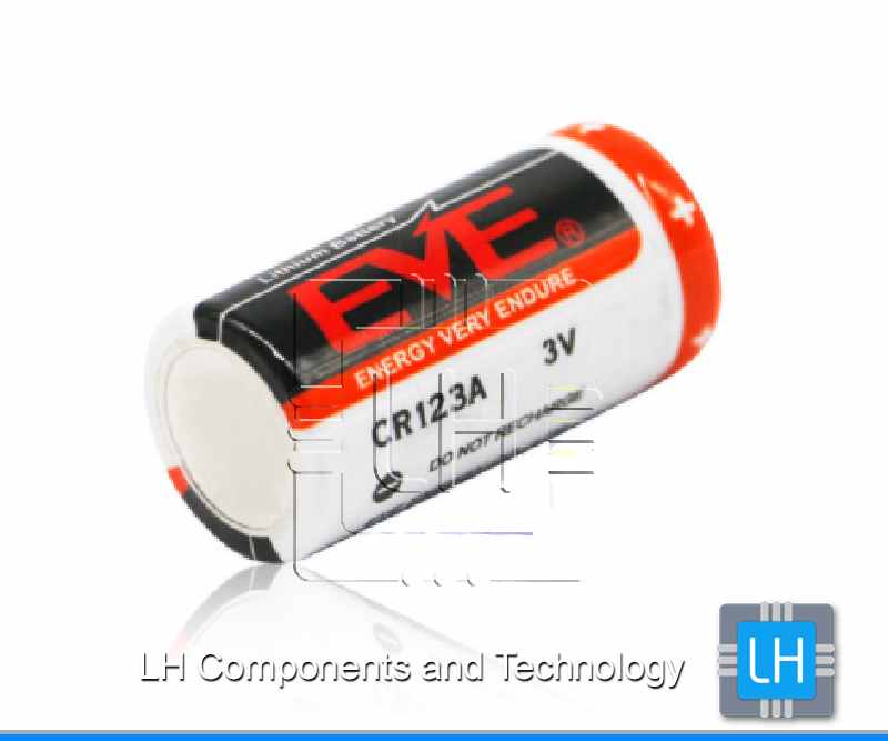 CR123A             Batería Lithium 3V, EVE Li-MnO₂ cylindrical Manganese Column