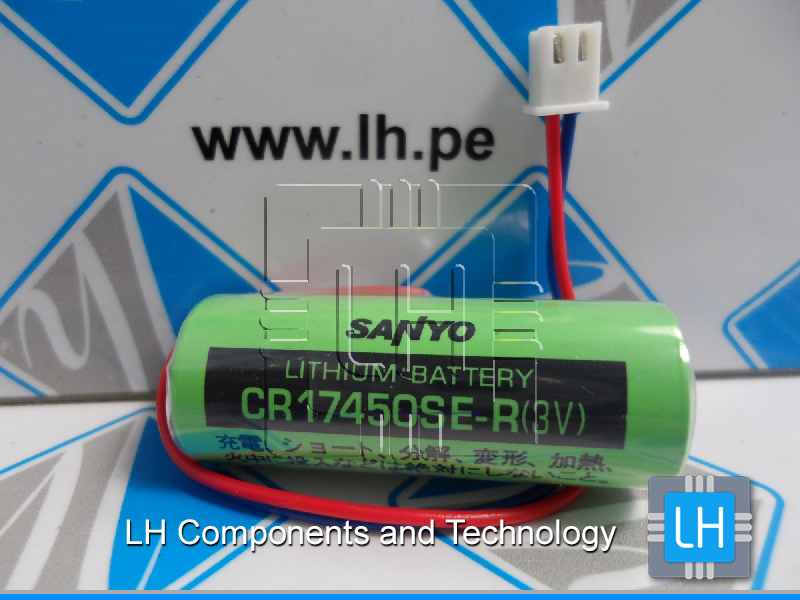 CR17450SE-R      Batería lithium para PLC 3V, con conector blanco