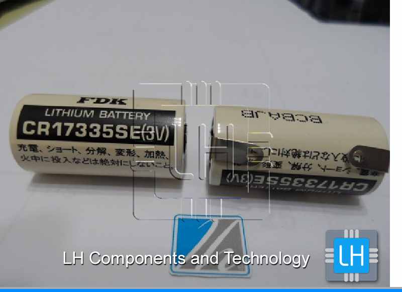 CR17335SE-B           Bateria Lithium 3V, 2/3A, 2/3R23, conexiones para soldar