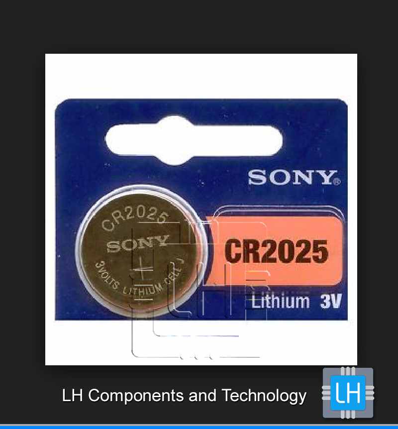 CR2025      Batería Lithium Button Cell Batteries 3V