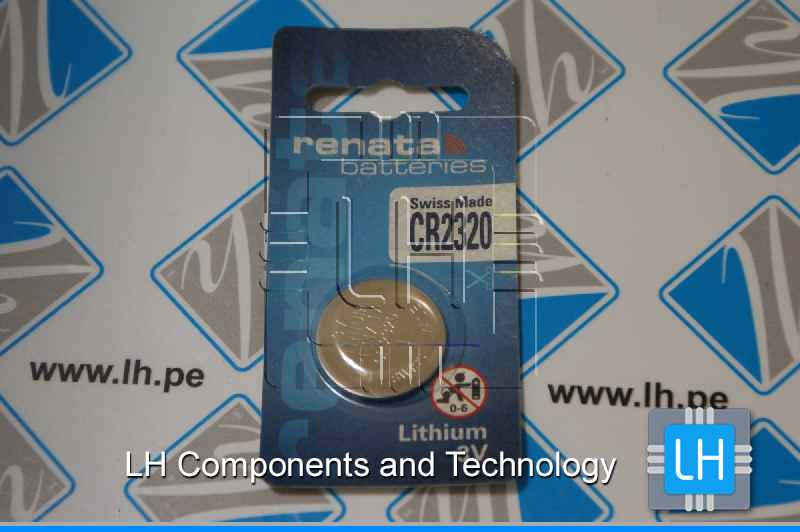 CR2320           Batería Lithium 3Volt, Exp. 12-2023